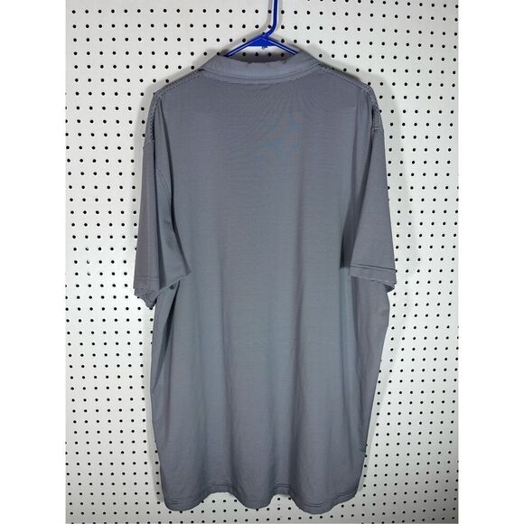 Peter Millar striped summer comfort polo shirt size XXL - Picture 2 of 4